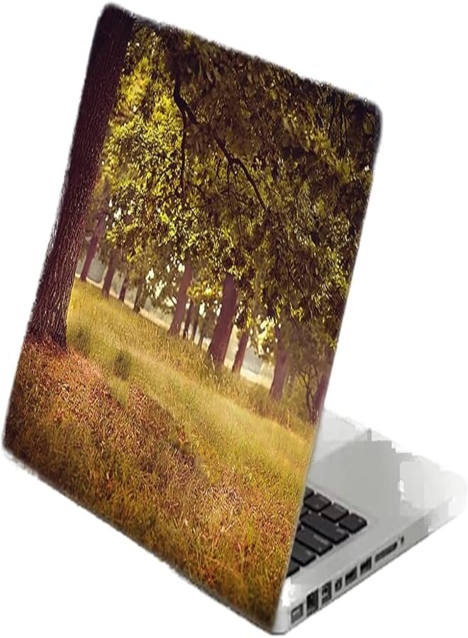 TAT Stains Liquid Texture Printed Laptop Sticker Multicolour-15.6 inch-4087